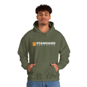 13086378573655800978_2048.jpeg Standard Protocol Hoodie - Unisex Heavy Blend Sweatshirt, Graphic Sweatshirt, Cozy Layer, Perfect Gift, Casual Style